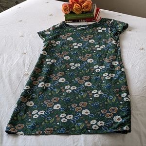 Seasalt Cornwall River Cove Dress, Green Floral, US 6